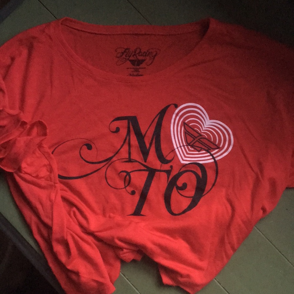 NWOT! Fly Racing ♥️ Moto crop top